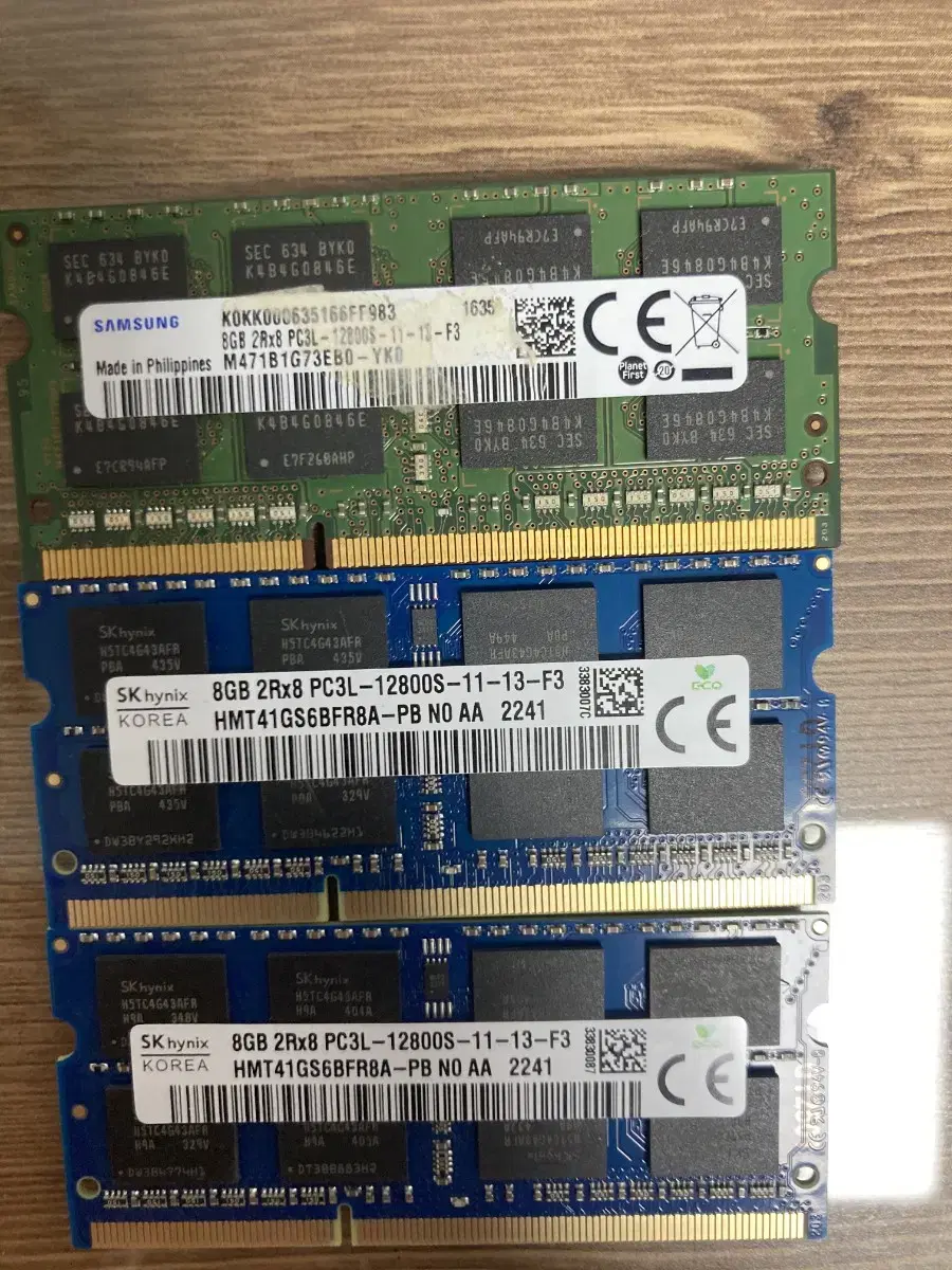 노트북 DDR3 8G 메모리 삼성 하이닉스